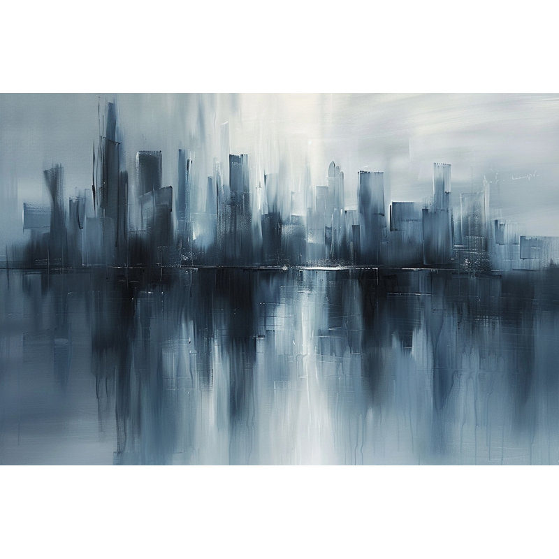 Art mural en toile Midnight City, H 12 po x l 16 po x P 1 po