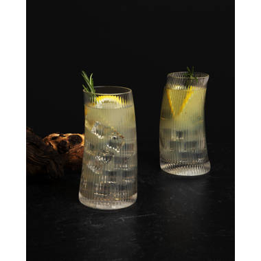 Luigi Bormioli Mixology 17 oz Cocktail Ice Drinking Glasses (Set of 6)
