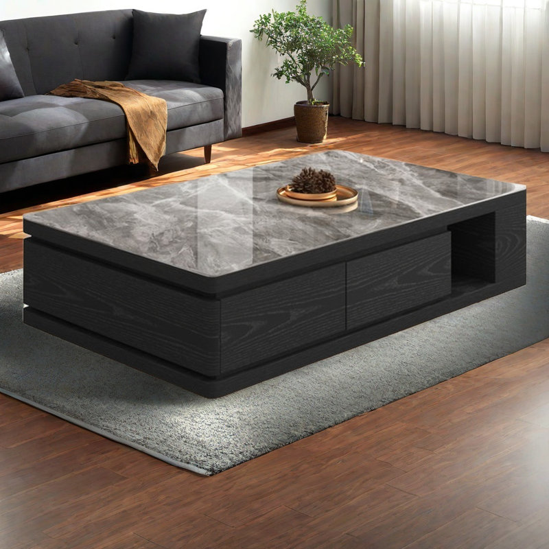 Table basse moderne simple, H 15,7 po x L 47,2 po x l 23,6 po