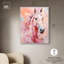 Art chevalier rose, toile, pêche, boho-104326411-111724038
