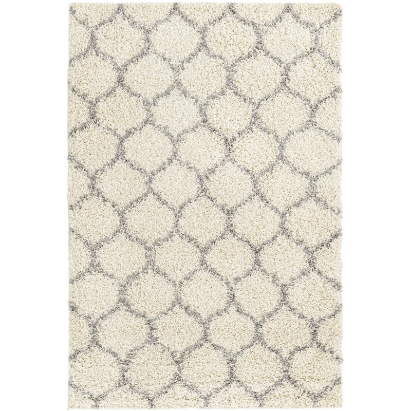 Geometric Indoor Rug, Rectangle 4' x 6'