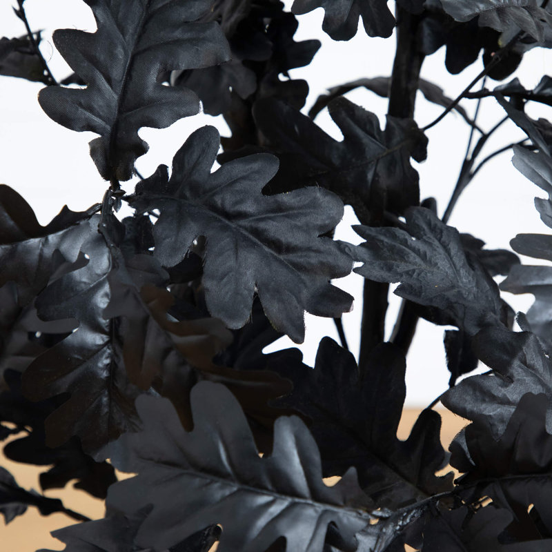 4Ft. Artificial Halloween Black Oak Tree