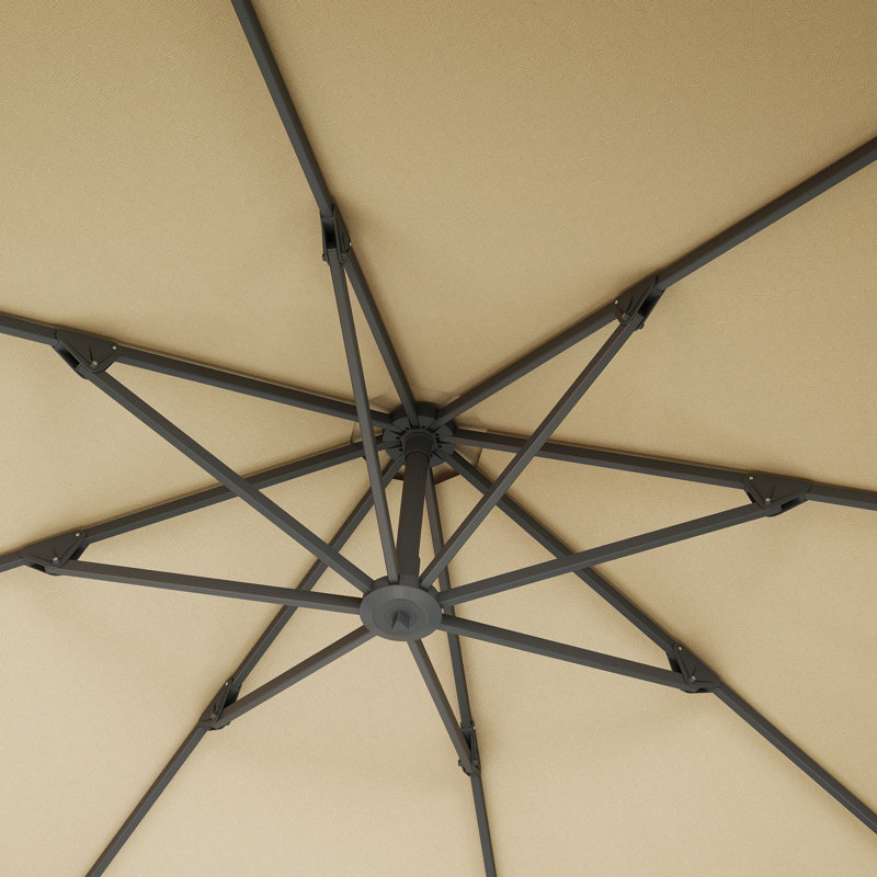 294cm Cantilever Parasol, Brown