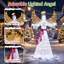 Décoration de Noël d'extérieur ange lumineux 65 "