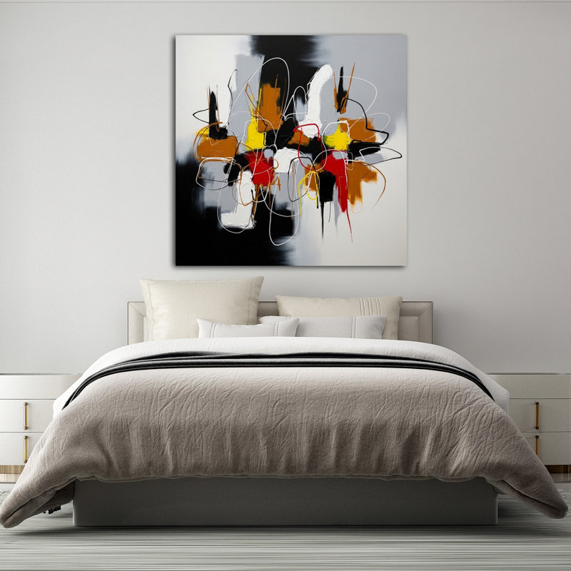 Threaded Collision, 36" H x 36" W