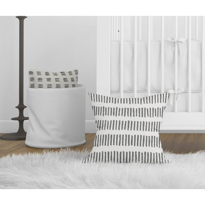 Coussin décoratif lignes d'escrime