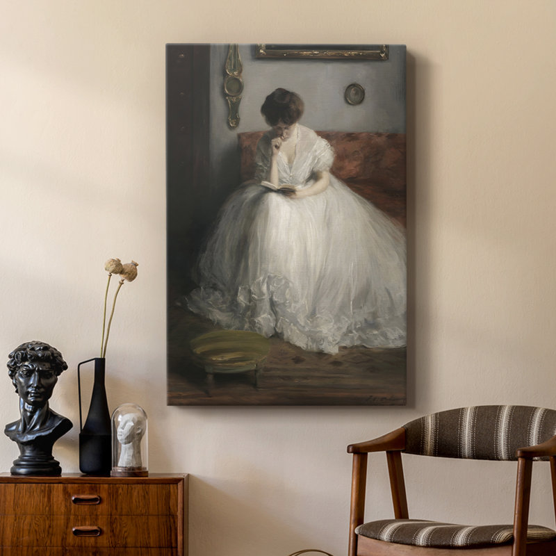 Reproduction de portrait rétro Cxxviii - galerie sur mesure Cavas, H 18 po x l 12 po