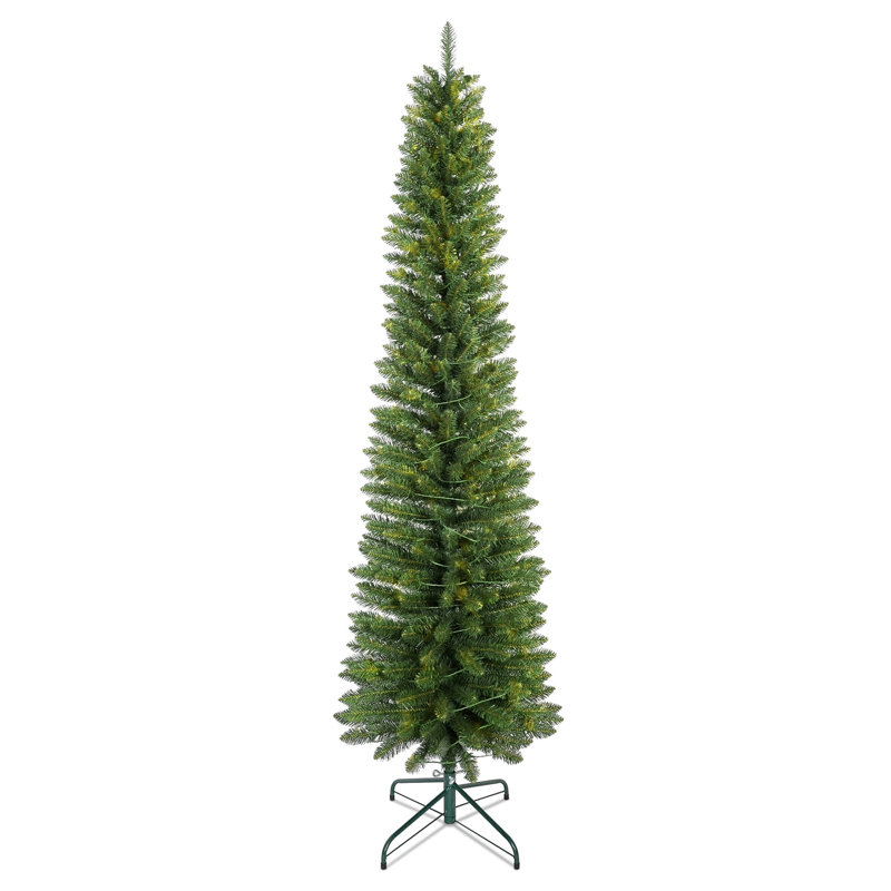 Arbre de Noël 7 pi avec crayon vert - 469 pointes, H 6 pi