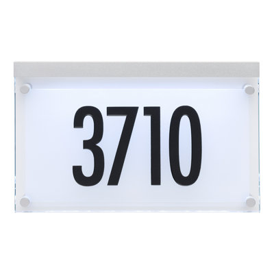 Futura Engraved 1-Line Address Sign
