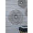 Metal Flat Wall Mirror with Hooks