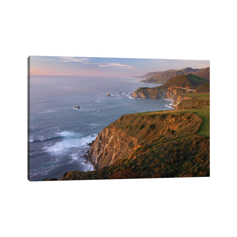 Bixby Bridge, Big Sur, California I by Tim Fitzharris - Wrapped Canvas Print, 20.32 cm H x 30.48 cm W