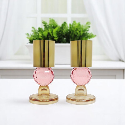 Ensemble de deux chandelles de table Greg
