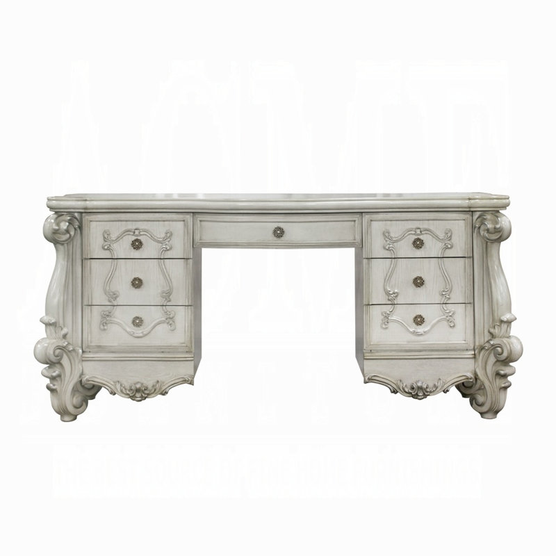 Versailles Vanity Desk, Bone White