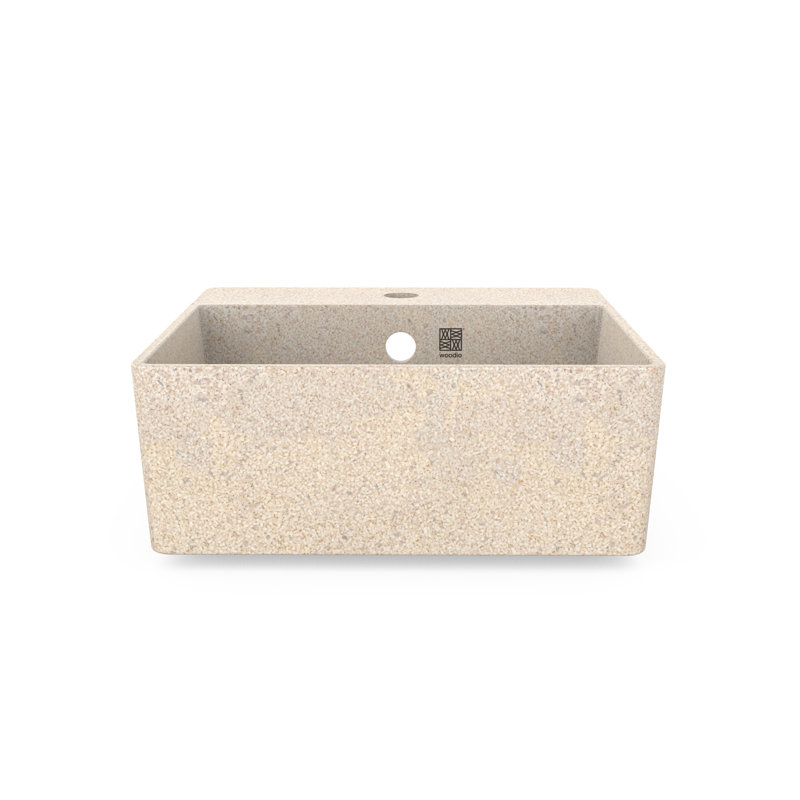 Cube40 15.75'' L Bathroom Sink, Polar