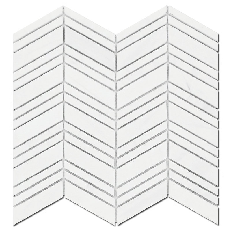 Chevron BIANCO DOLOMITE HONED