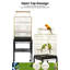 Volière Rolling Bird avec plateau ouvert, plateau de nettoyage en profondeur et tablette de rangement, H 57 po