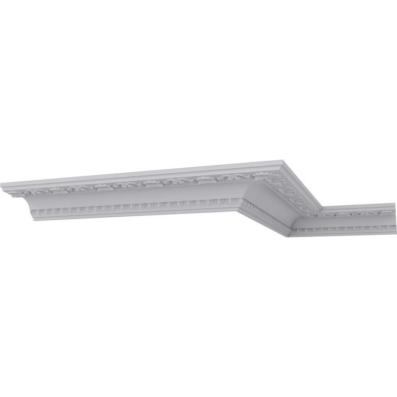Artis with Shells White Polyurethane Crown Moulding