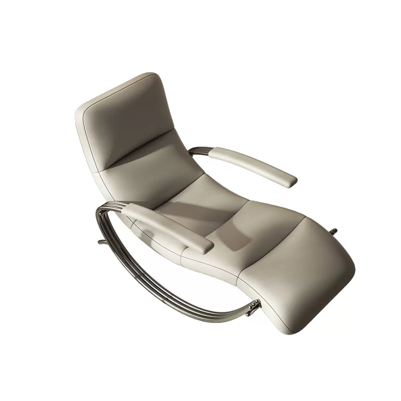 Chaise berçante légère de luxe, Gris