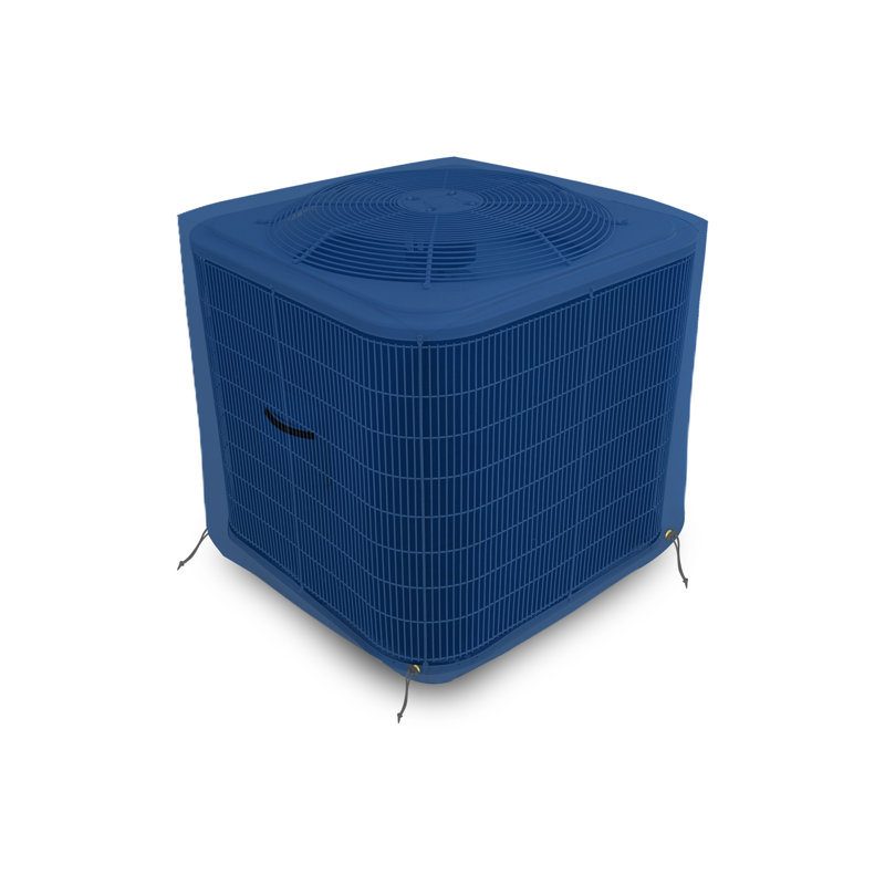 Outdoor Air Conditioner Cover, 55.9cm H x 61cm W x 61cm D, Blue