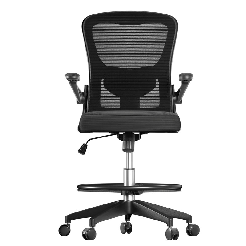 Chaise de bureau ergonomique avec support lombaire adapté
