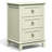 Modern 3-Drawer Wooden Nightstand-350354790