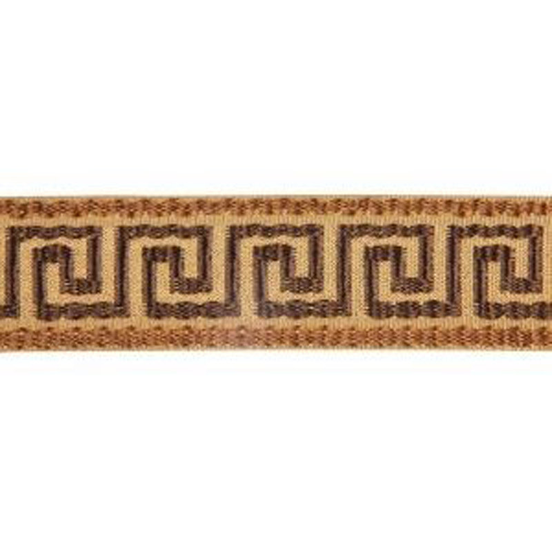 Tissu Jacquard Tapes, Brun