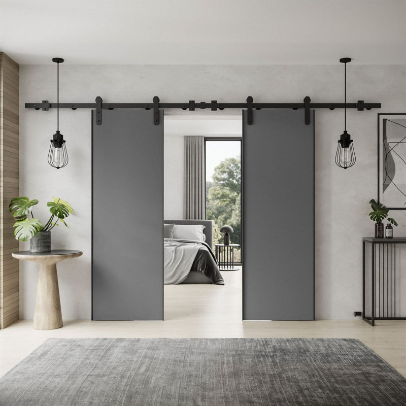 ALDER  DUO Sliding Doors, 212 cm, Graphite