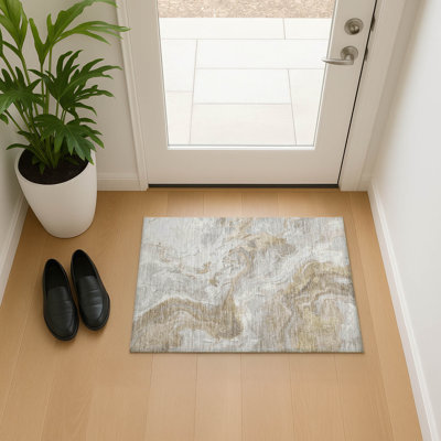 Premium Machine Washable Strinko AMF1682 Abstract Rug