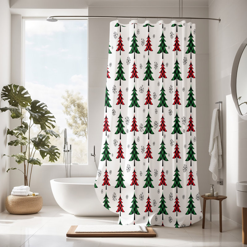 Harryette Shower Curtain, 72" H x 70" W