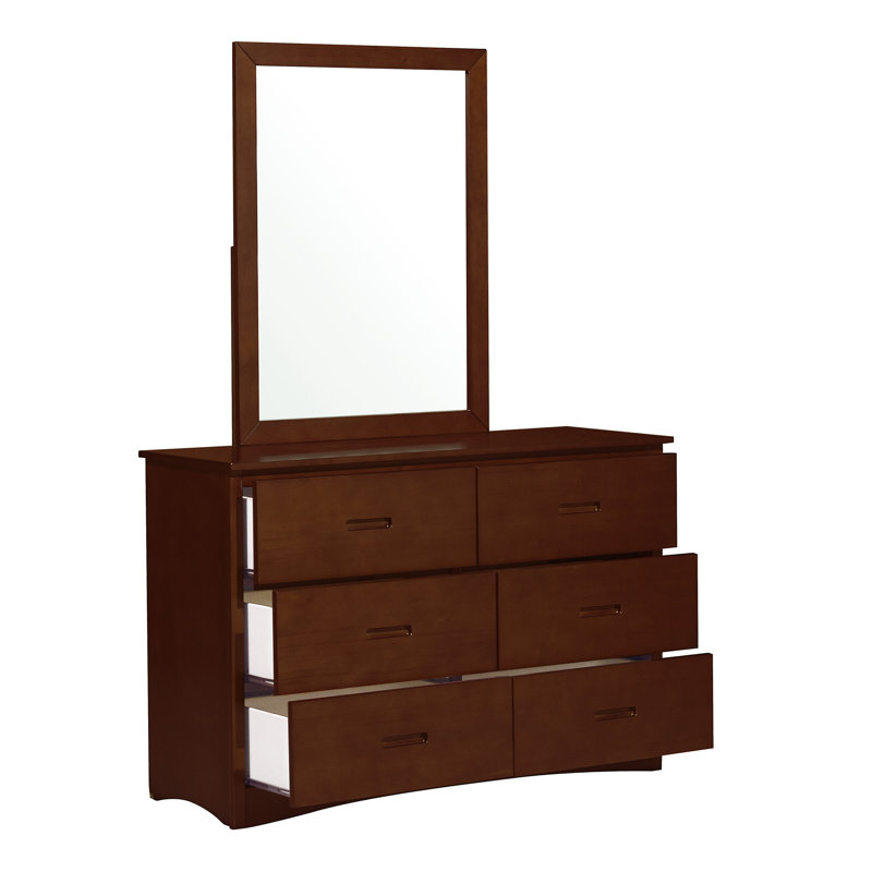 Commode 6 tiroirs avec miroir Welch