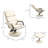 Alev Upholstered Swivel Recliner-1750079489