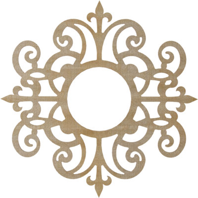 Médaillon de plafond en bois Dijon