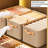Set Of 3 Closet Organizers And Storage Bins Large, Organizer Storage Baskets, Storage Containers For Organizing Changing Table Bookshelf With Sturdy Steel Frame Cationic Fabric-910262437