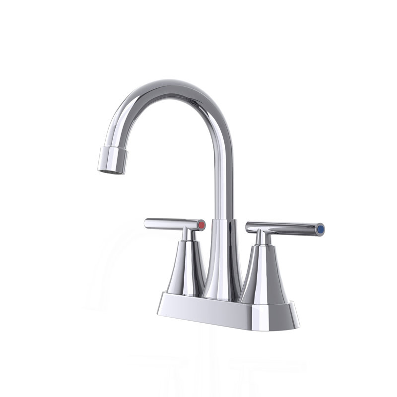 Robinet de lavabo de salle de bain à 2 poignées certifiées CUPC de 7,86 po d'Uniwa (finition chromée)