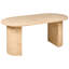 Dining Table ASBURY Burl Effect 180 cm 90 cm