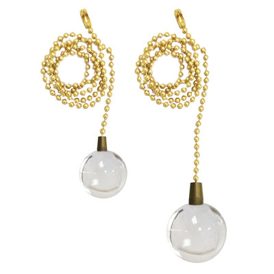 Crystal Ball Ceiling Fan Pull Chains