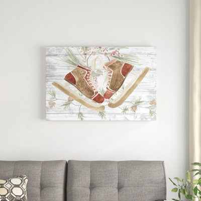 Reproduction d’art sur toile tendue « Pinecone Lodge Collection A » de June Erica