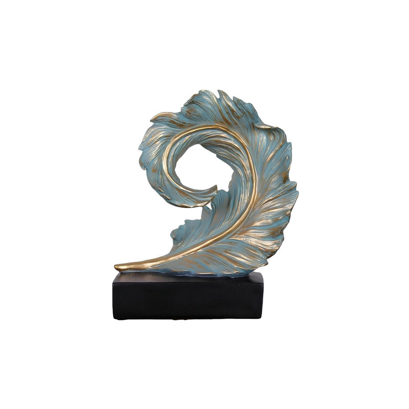 Charmant objet décoratif de couleur menthe, 10,2 x 9,4 x 4,3 pouces | 100% polyester, texture douce | Idéal pour la décoration intérieure et les accents élégants, rehaussez votre espace de vie avec un design élégant