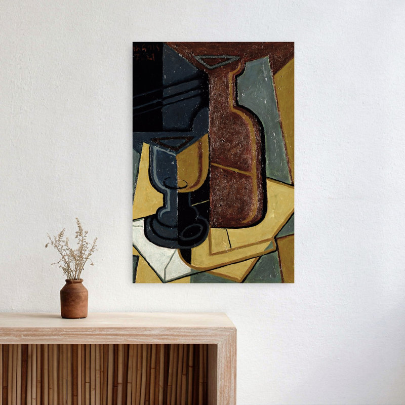 La Lettre, 1921, estampe d'art mural abstrait contemporain, 24" H x 16" W