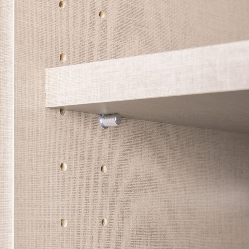 Hinged door wardrobe ESSEA in a simple design, modern handle MADE IN GERMANY, Alpine White