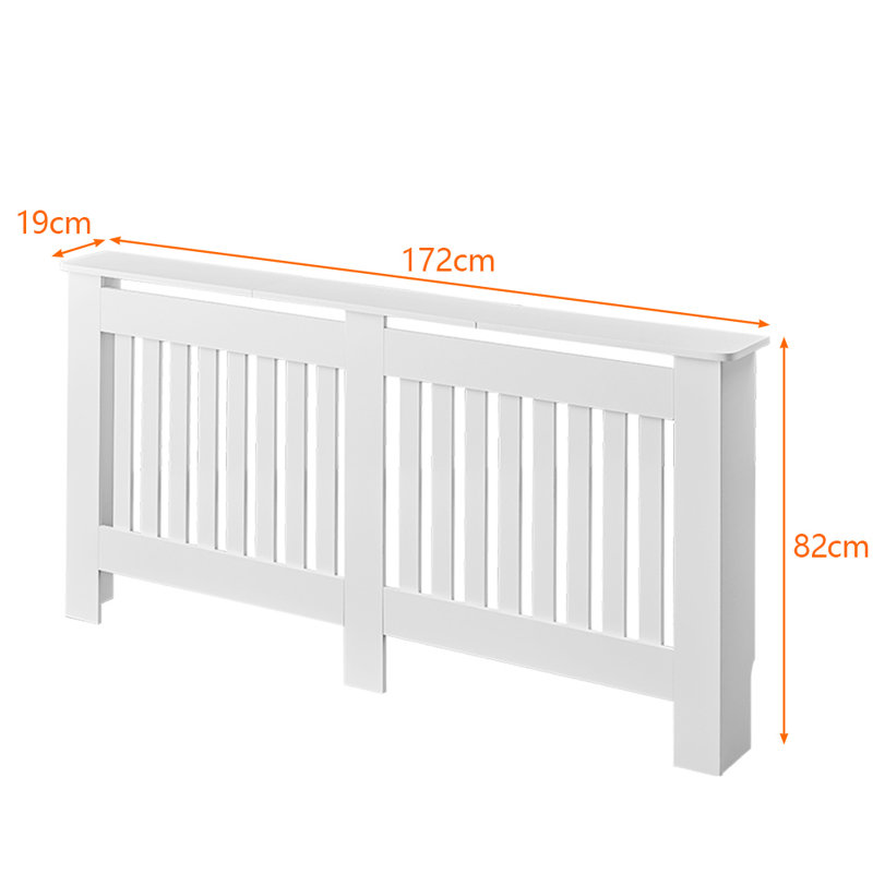 Solange Radiator Cover, 82cm H x 172cm W x 19cm D
