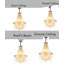 Lustre en cristal 24 po Sandee