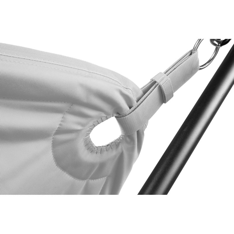 Headdemocks Deluxe Hammock with Stand, Light Grey