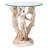 Beldin Glass Top Figurine End Table