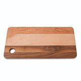CONSDAN Mixed Hardwood Cutting Board, Food-Safe Kitchen Chopping Board for Meat, Vegetables, Fruits
