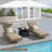 Rattan Wicker Steel Side Table Outdoor Furniture Deck Garden Patio Pool-1747134975