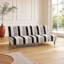 Housse pour canapé-lit moelleuse - Housse élastique sans accoudoirs pour canapés sans accoudoirs à rayures-1387529399