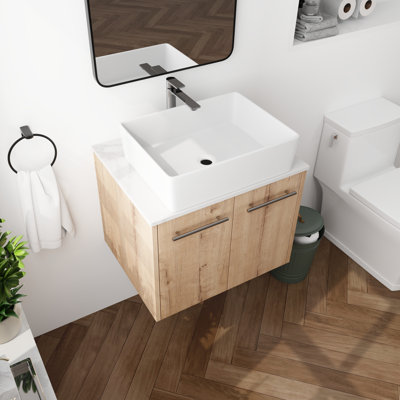 Wyndemere 23.64'' Single Bathroom Vanity with Ceramic Top