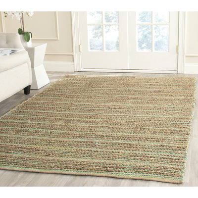 Tapis rayé en jute / coton Doleman