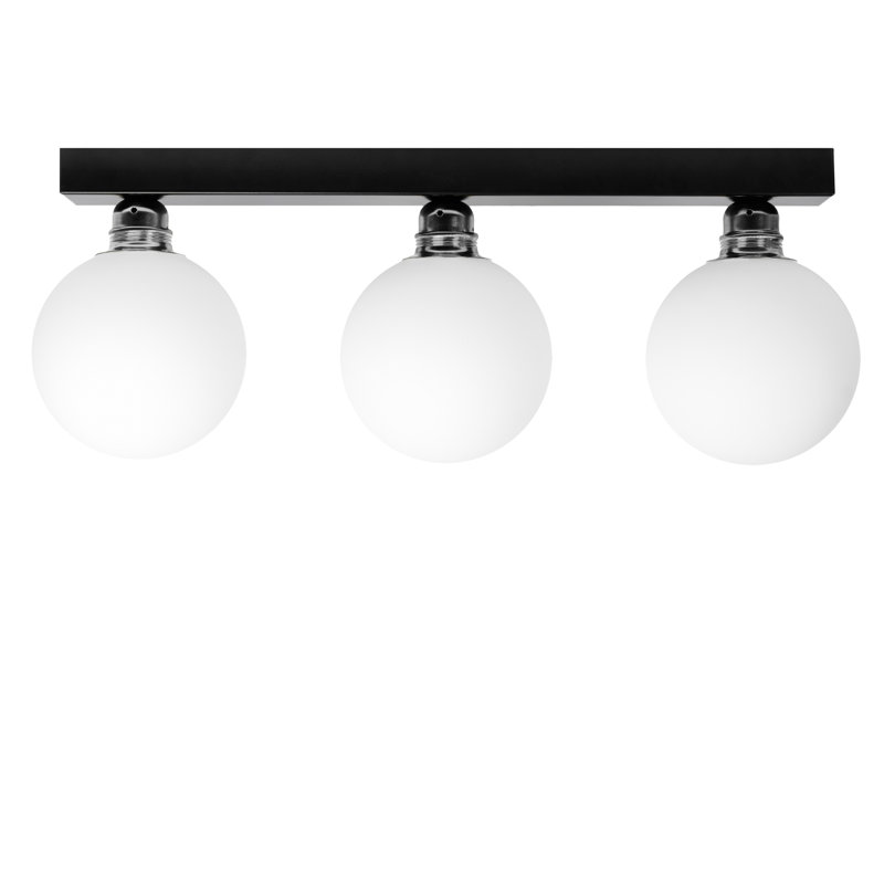 Ruithero 48cm 3 -Light Track Kit, Chrome/Black